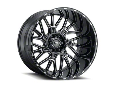 Vision Off-Road Brawl Gloss Black Milled 6-Lug Wheel; 20x9; 12mm Offset (22-25 Tundra)