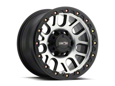 Vision Off-Road Nemesis Matte Black Machined Face 6-Lug Wheel; 18x9; 18mm Offset (22-25 Tundra)