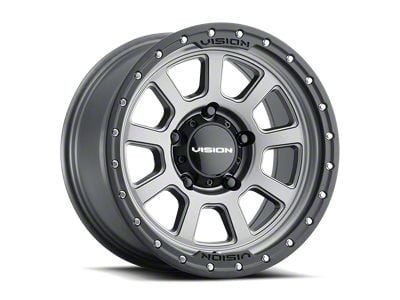 Vision Off-Road Ojos Satin Grey 6-Lug Wheel; 20x9; 12mm Offset (22-25 Tundra)