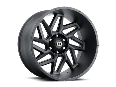 Vision Off-Road Spyder Satin Black 6-Lug Wheel; 22x12; -57mm Offset (22-25 Tundra)