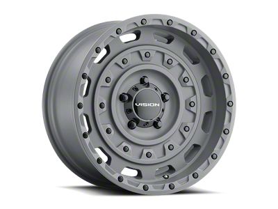 Vision Off-Road Tactical Thrashed Gunmetal 6-Lug Wheel; 20x9.5; -18mm Offset (22-25 Tundra)