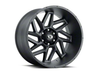 Vision Off-Road Spyder Satin Black Wheel; 20x9; 10mm Offset (20-25 Jeep Gladiator JT)