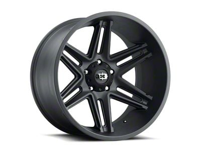 Vision Off-Road Razor Satin Black Wheel; 20x12; -51mm Offset (20-25 Jeep Gladiator JT)