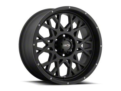 Vision Off-Road Rocker Satin Black Wheel; 20x10; -25mm Offset (20-25 Jeep Gladiator JT)