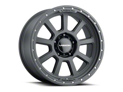 Vision Off-Road Ojos Satin Black Wheel; 18x9; -12mm Offset (07-18 Jeep Wrangler JK)