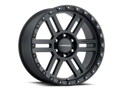Vision Off-Road Manx 2 Satin Black Wheel; 20x9; 10mm Offset (07-18 Jeep Wrangler JK)