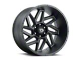 Vision Wheel Spyder Satin Black Wheel; 22x10; -19mm Offset (07-18 Jeep Wrangler JK)