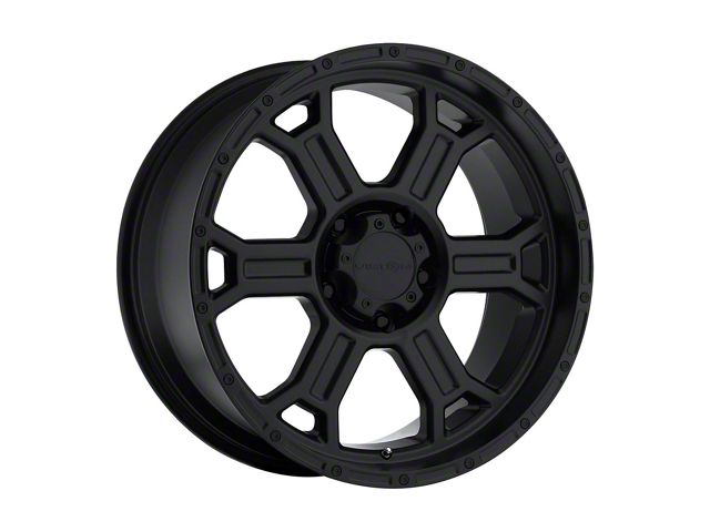 Vision Off-Road Jeep Wrangler Raptor Matte Black Wheel; 17x9; 25mm ...
