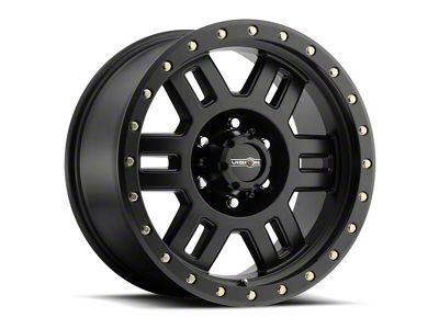 Vision Off-Road Manx Matte Black Wheel; 18x9; 18mm Offset (07-18 Jeep Wrangler JK)