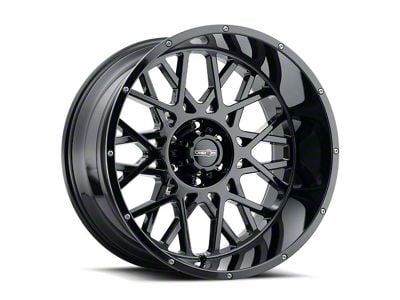 Vision Off-Road Rocker Gloss Black Wheel; 20x10; -25mm Offset (07-18 Jeep Wrangler JK)