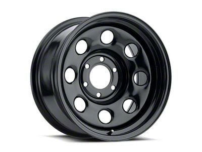 Vision Off-Road Soft 8 Steel Gloss Black Wheel; 17x8; -12mm Offset (07-18 Jeep Wrangler JK)