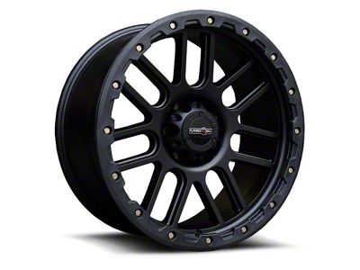 Vision Off-Road Nemesis Matte Black Wheel; 18x9; 0mm Offset (18-25 Jeep Wrangler JL)