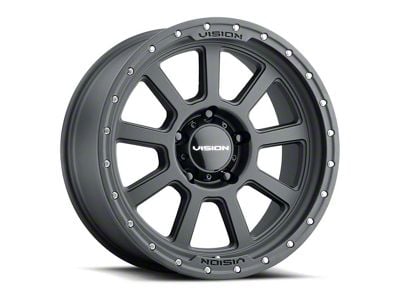Vision Off-Road Ojos Satin Black Wheel; 18x9; 12mm Offset (18-25 Jeep Wrangler JL)