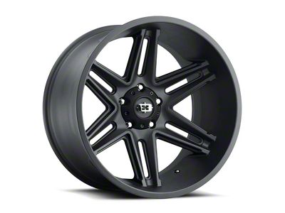 Vision Off-Road Razor Satin Black Wheel; 20x12; -51mm Offset (18-25 Jeep Wrangler JL)