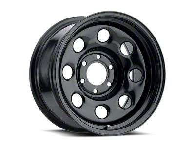 Vision Off-Road Soft 8 Steel Gloss Black Wheel; 17x8; -12mm Offset (18-25 Jeep Wrangler JL)