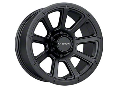 Vision Off-Road Turbine Matte Black 5-Lug Wheel; 18x9; 12mm Offset (14-21 Tundra)