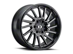 Vision Wheel Rapier Gloss Black Milled Spoke 6-Lug Wheel; 20x9; -12mm Offset (05-15 Tacoma)