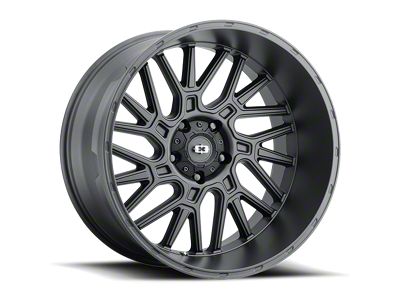 Vision Wheel Brawl Satin Black 6-Lug Wheel; 20x9; 12mm Offset (24-25 Tacoma)