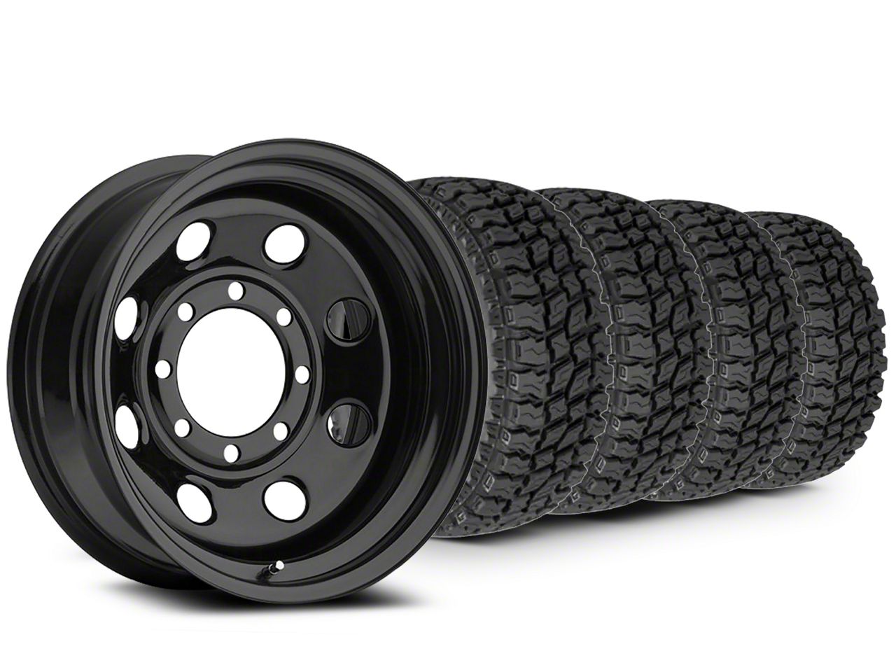 Black Rhino Toyota 4-Runner Solid Matte Black 6-Lug Wheel