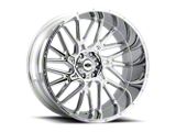 Vision Wheel Brawl Chrome 6-Lug Wheel; 20x9; 12mm Offset (22-26 Bronco Raptor)
