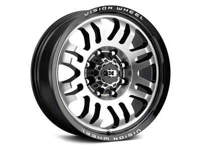Vision Wheel Inferno Gloss Black Machined 6-Lug Wheel; 20x9; 12mm Offset (21-25 Bronco, Excluding Raptor)