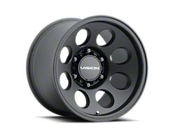 Vision Wheel Midway Satin Black 6-Lug Wheel; 17x9; -12mm Offset (21-26 Bronco, Excluding Raptor)