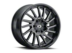 Vision Wheel Rapier Gloss Black Milled Spoke 6-Lug Wheel; 20x10; -25mm Offset (22-25 Bronco Raptor)