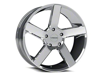 Vision Wheel Switchback Chrome 6-Lug Wheel; 22x9.5; 30mm Offset (22-26 Bronco Raptor)