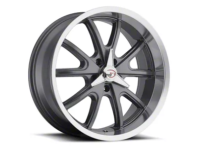 Vision Wheel Torque Gunmetal Machined Wheel; 20x8.5; -6mm Offset (11-21 Jeep Grand Cherokee WK2)
