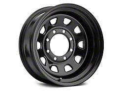 D Window Steel Gloss Black Wheel; 17x8; -12mm Offset (76-86 Jeep CJ7)