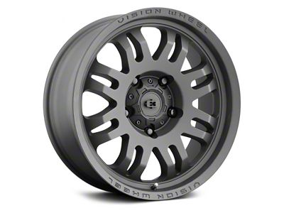 Vision Wheel Inferno Satin Black Wheel; 17x9.5; -18mm Offset (18-25 Jeep Wrangler JL)