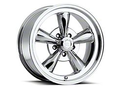 Vision Wheel Legend 5 Gunmetal Machined Wheel; 17x9; 25mm Offset (07-18 Jeep Wrangler JK)