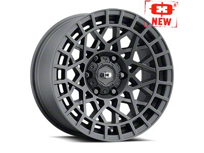 Vision Wheel Savage Satin Black Wheel; 17x8.5; -24mm Offset (18-25 Jeep Wrangler JL)