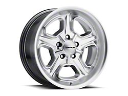 Vision Wheel Daytona Hyper Silver 5-Lug Wheel; 15x8; 0mm Offset (05-15 Tacoma)