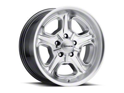 Vision Wheel Daytona Hyper Silver 5-Lug Wheel; 15x8; 0mm Offset (05-15 Tacoma)