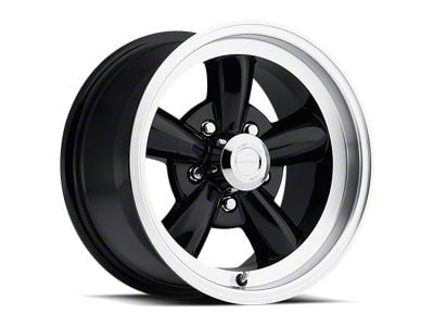 Vision Wheel Legend 5 Gloss Black Machined 5-Lug Wheel; 15x7; 6mm Offset (05-15 Tacoma)