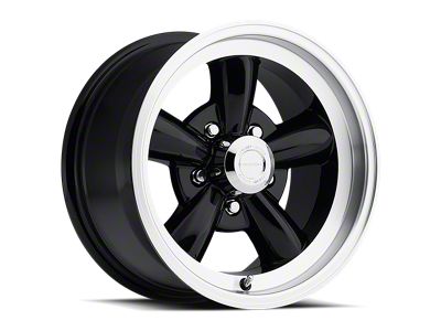 Vision Wheel Legend 5 Gloss Black Machined 5-Lug Wheel; 15x8; 0mm Offset (05-15 Tacoma)