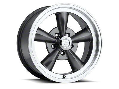 Vision Wheel Legend 5 Gunmetal Machined 5-Lug Wheel; 15x8; 0mm Offset (05-15 Tacoma)