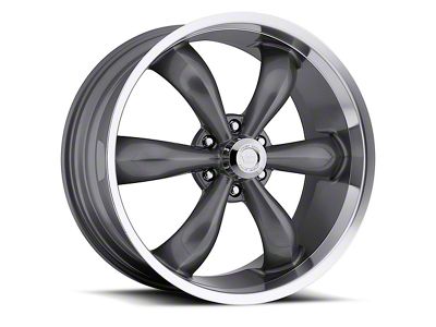 Vision Wheel Legend 6 Gloss Black Machined 6-Lug Wheel; 22x9.5; 15mm Offset (24-26 Tacoma)