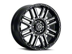 Vision Off-Road Nexus Gloss Black Machined 6-Lug Wheel; 18x8.5; 0mm Offset (17-24 Titan)