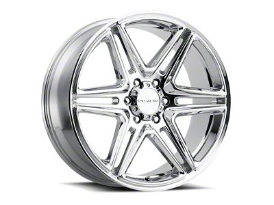 Vision Wheel Wedge Chrome 6-Lug Wheel; 24x9.5; 30mm Offset (16-24 Titan XD)