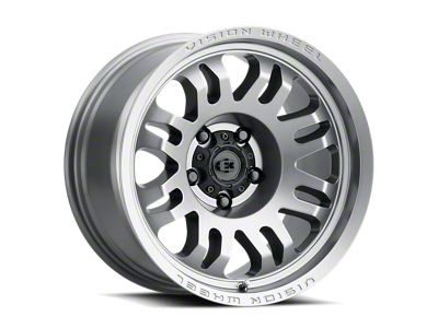 Vision Wheel Inferno Satin Grey 6-Lug Wheel; 18x9; 12mm Offset (22-25 Tundra)