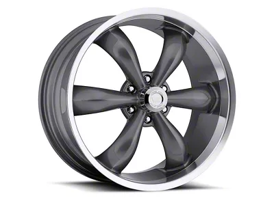 Vision Wheel Legend 5 Gunmetal Machined 6-Lug Wheel; 20x9; 20mm Offset (22-25 Tundra)