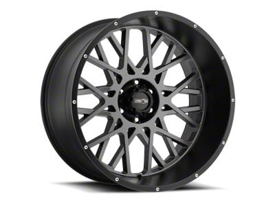 Vision Wheel Rocker Anthracite with Satin Black Lip 6-Lug Wheel; 20x9; 10mm Offset (22-25 Tundra)