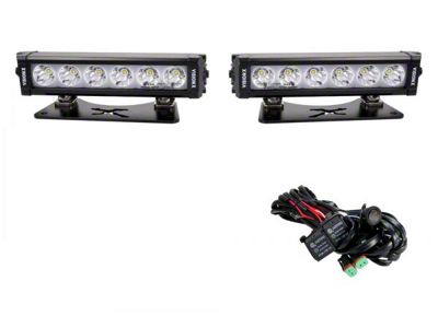 Vision X 9-Inch XPL LED Light Bars with Behind the Grille Light Bar Mount (14-24 4Runner)