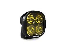 Vision X DURA PRO 4 LED Selective Yellow Dual-Action Combo Driving Light Kit (Universal; Some Adaptation May Be Required)