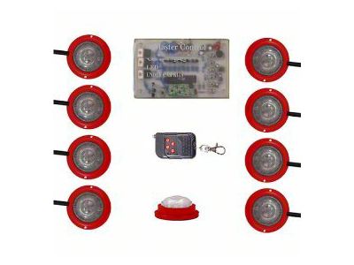 Vision X Tantrum LED Rock Light; Red (Universal; Some Adaptation May Be Required)