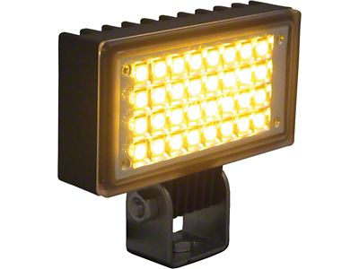 Vision X 3.50-Inch LED Utility Floor Light; Amber (Universal; Some Adaptation May Be Required)