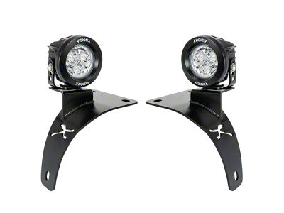 Vision X 3.70-Inch Multi-LED CG2 Light Mini Cannon Cowl Light Kit (18-25 Jeep Wrangler JL, Excluding 4xe & Rubicon 392)