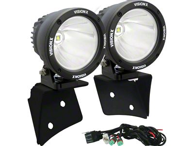 Vision X 4.50-Inch Multi-LED CG2 Light Cannon A-Pillar Light Kit (07-18 Jeep Wrangler JK)
